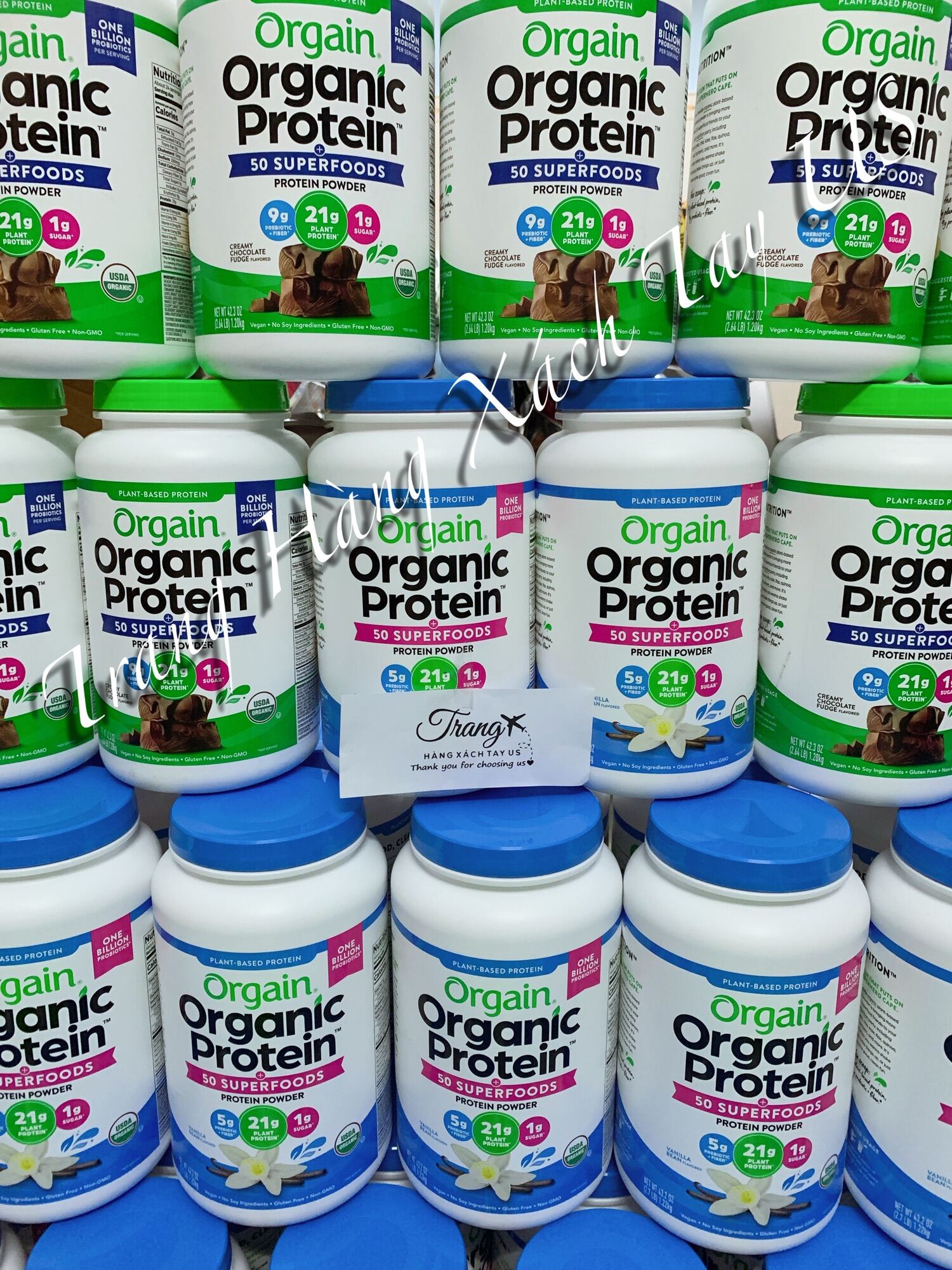 Bột protein orgain organic protein 1.22kg date 2023 - ảnh sản phẩm 4