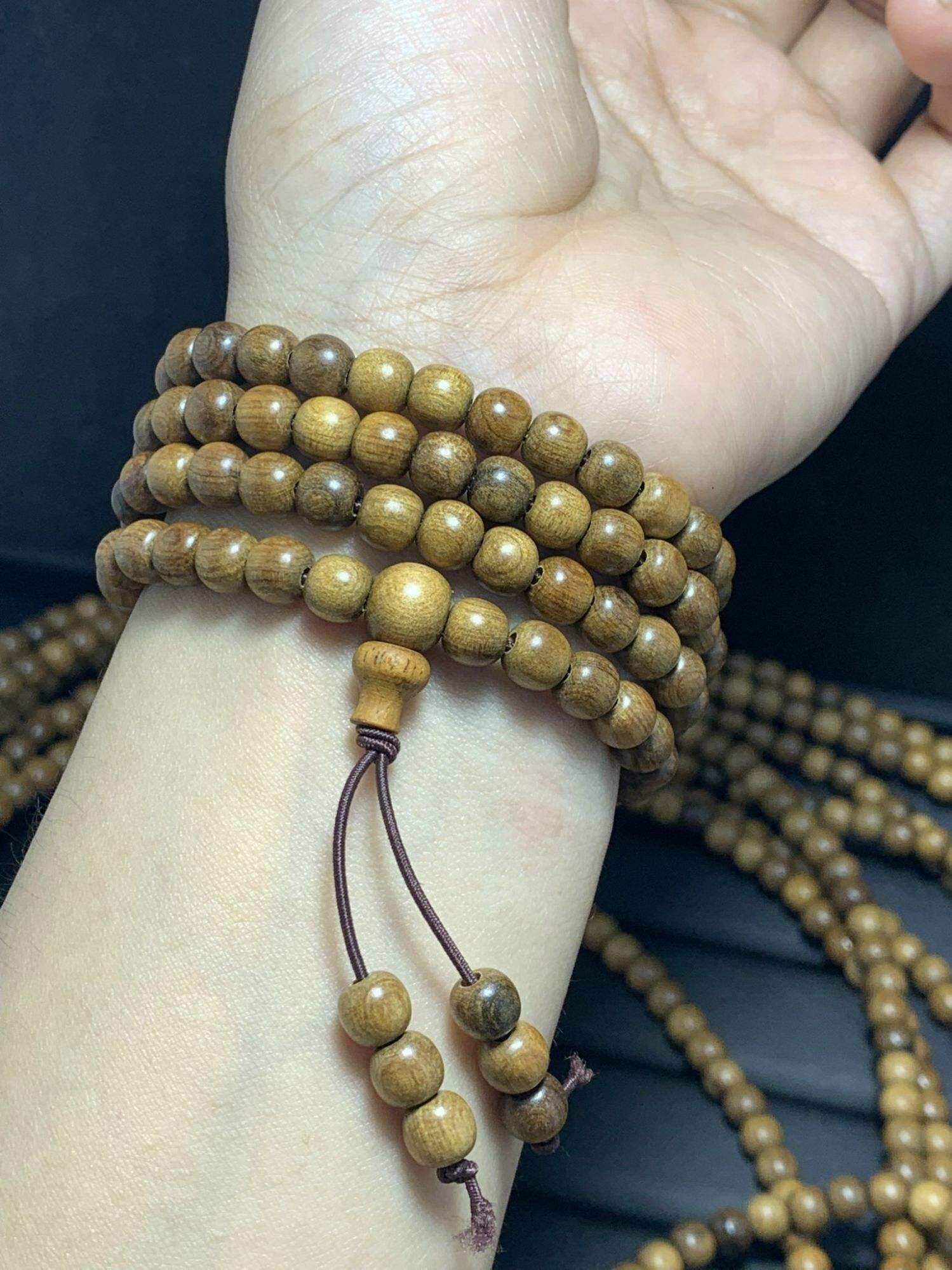 VÒNG 108H GỖ BÁCH XANH THƠM NGÁT THIÊN NHIÊN