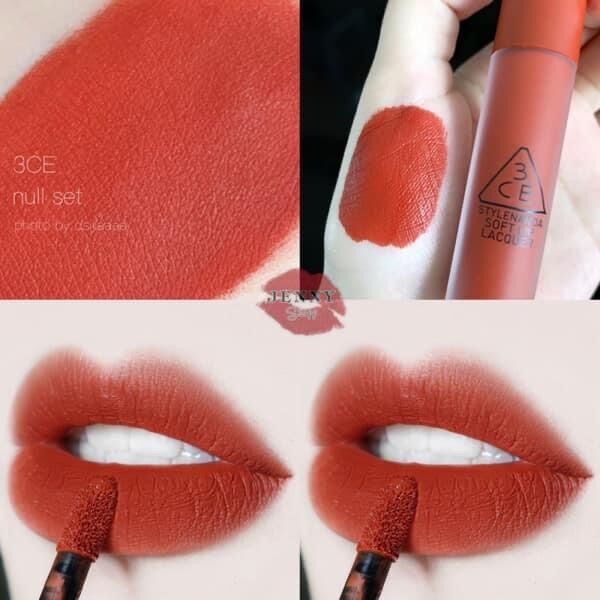 Son 3CE Null Set – Soft Lip Lacquer