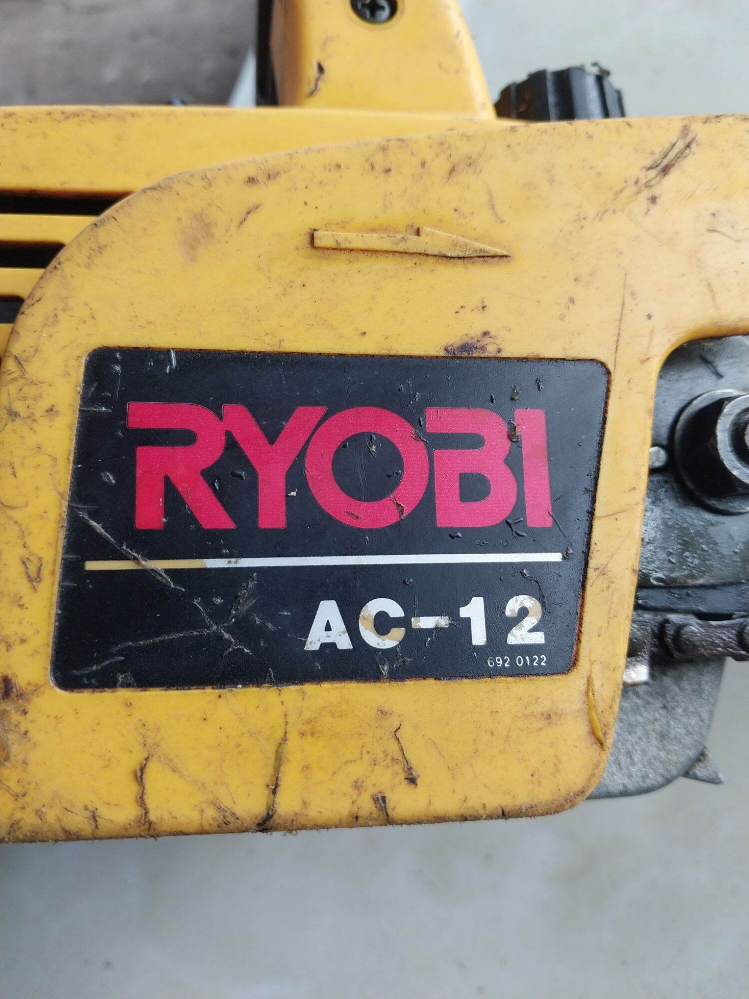 cua xích RyoBi nhật bãi điện 100v đã qua sử dụng lam chạy không thấy lửa dây rin mềm dẻo dài 4m5