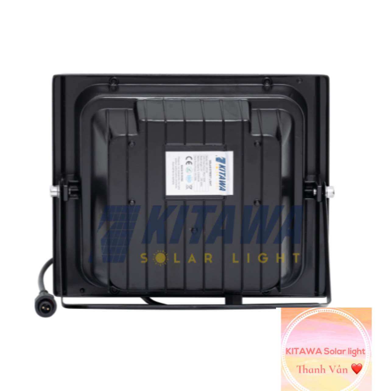 [60W] Đèn Pha Năng Lượng Mặt Trời Kitawa 60W IP67 DP160