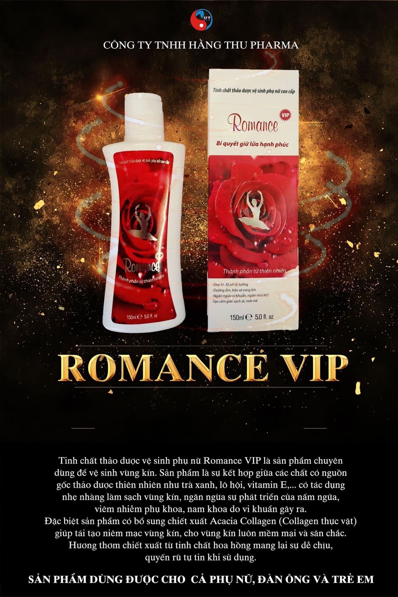 DUNG DỊCH VỆ SINH ROMANCE VIP