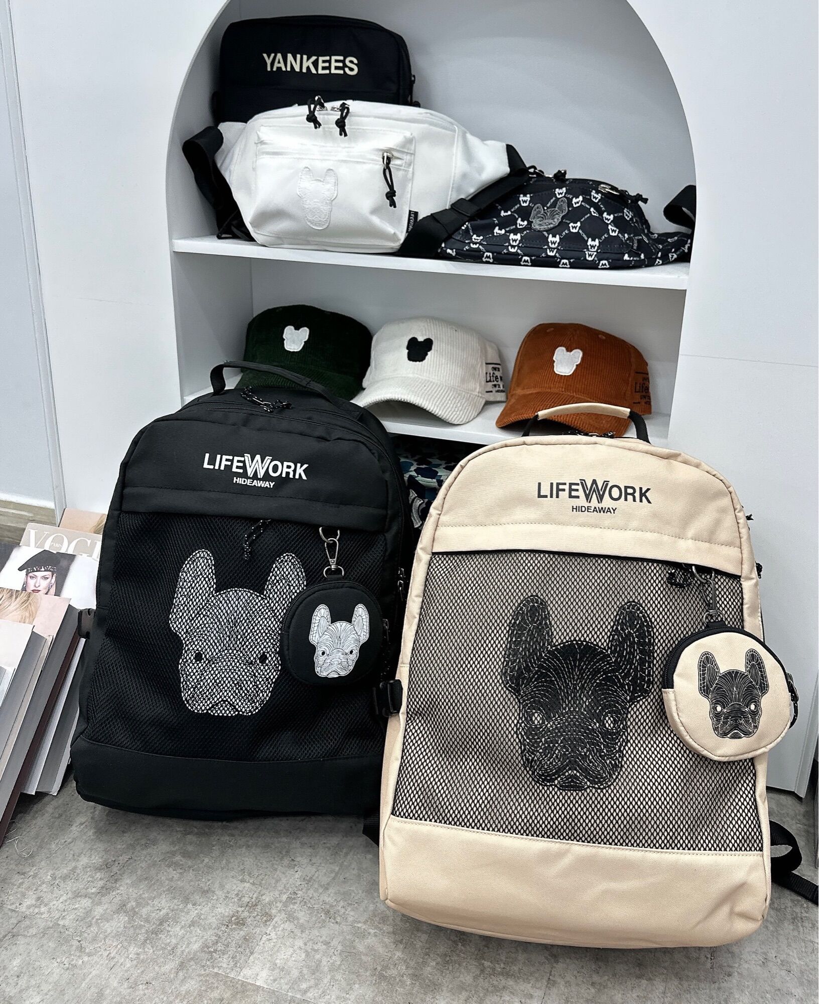 Balo Lifework logo Classic backpack full tag xịn