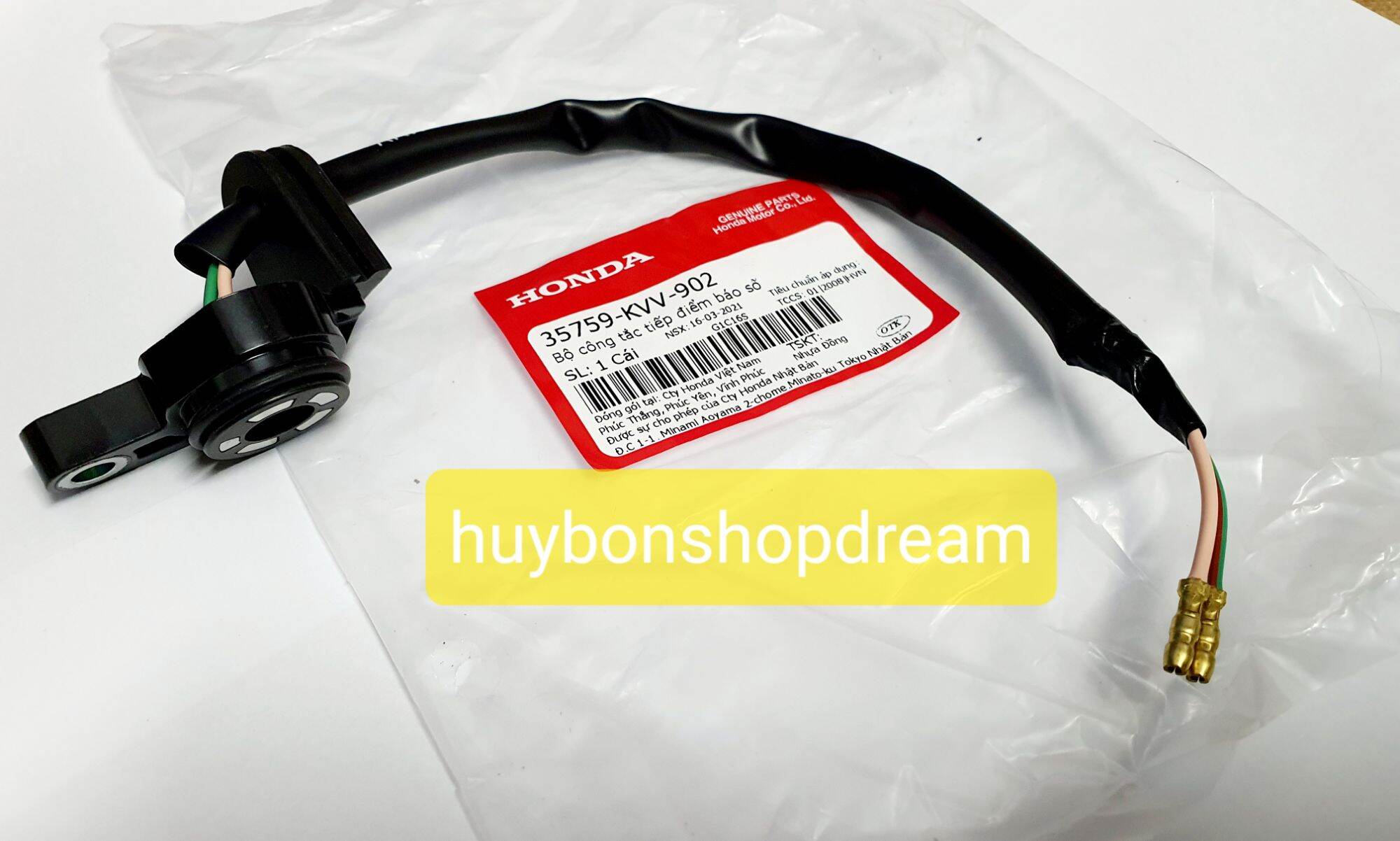 Dây báo số xe Dream