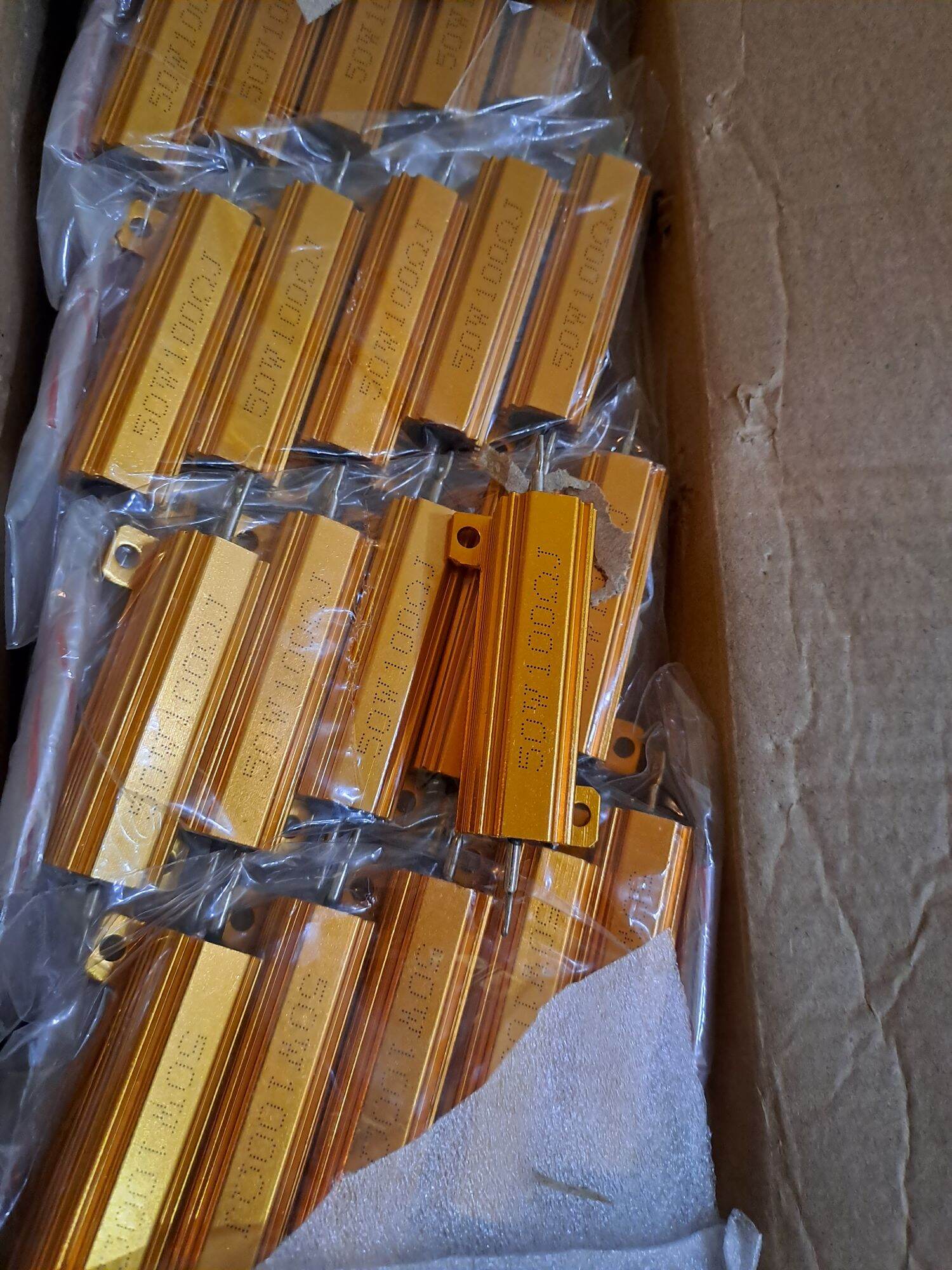 2 Điện trở nhôm 100om 50w