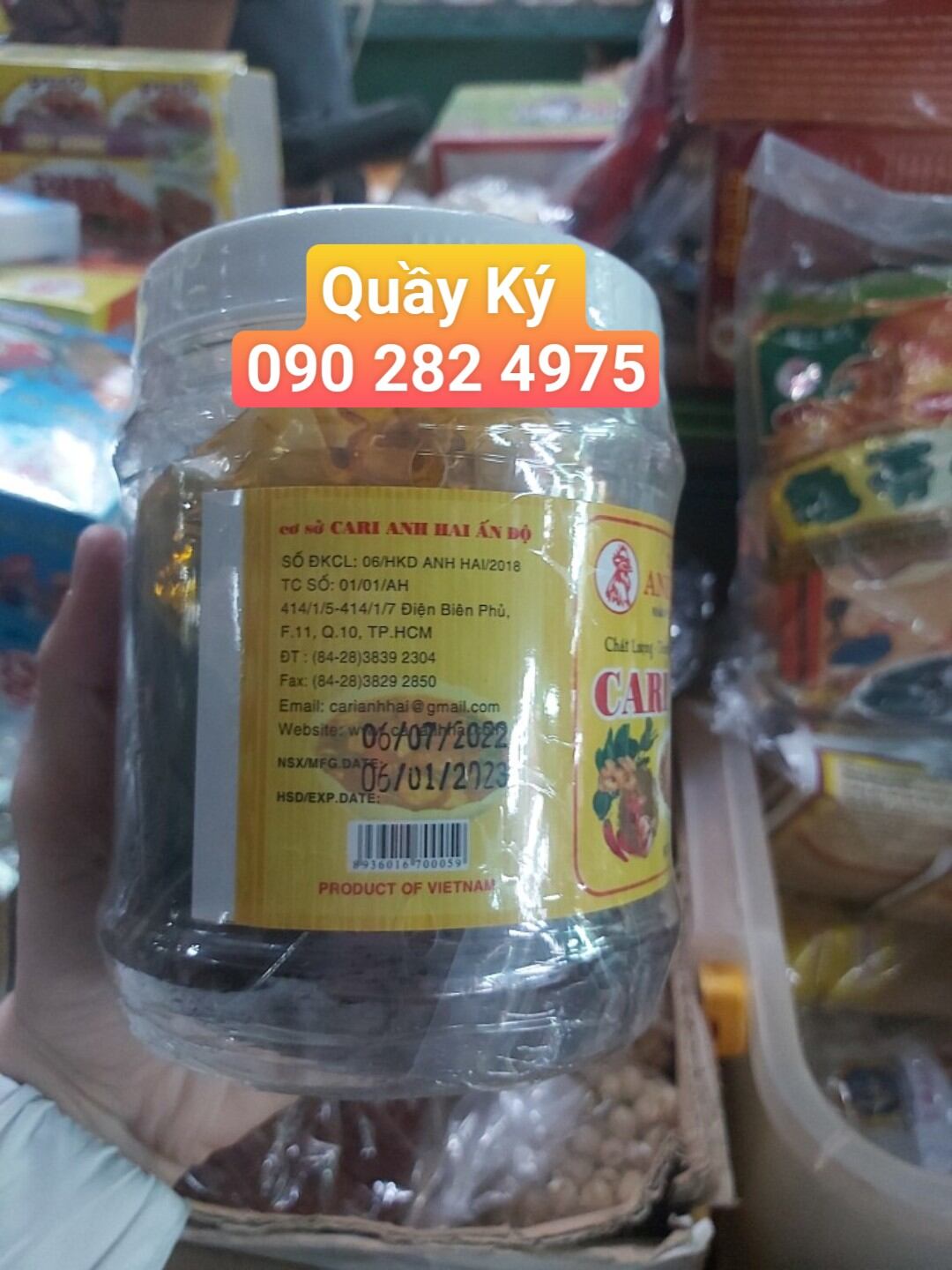 Bột gia vị cà ri nị anh Hai 500gr