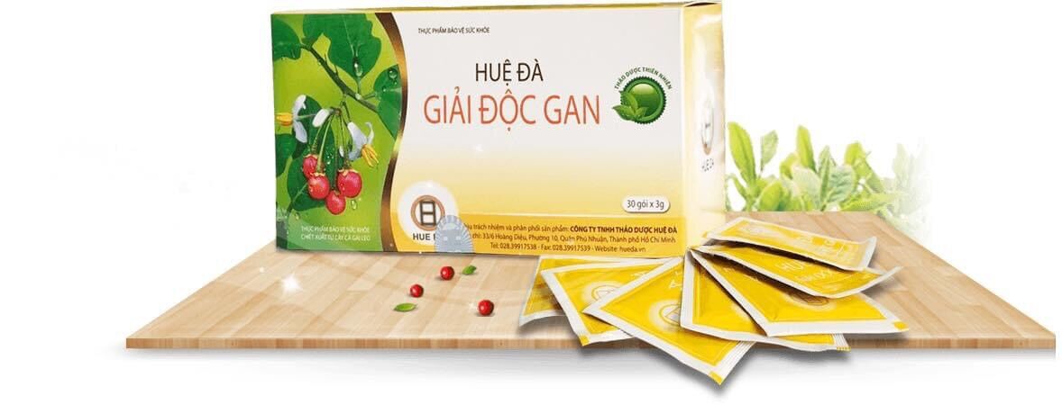 Huệ đà giải độc gan hộp 30 gói x 3g