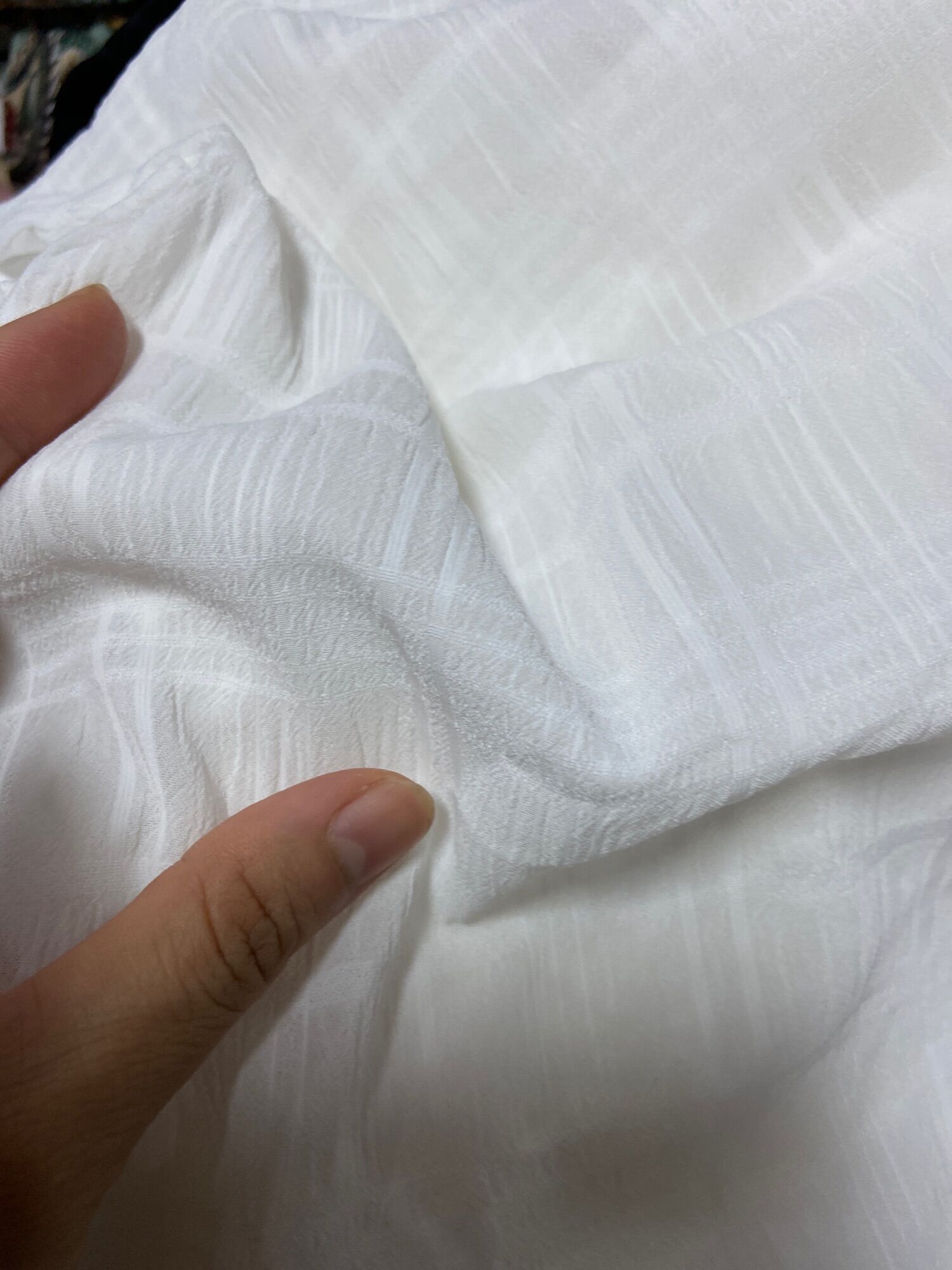 1m18 voan trắng nhúng khổ 1m5
