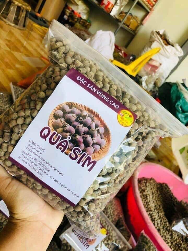 1kg Quả Sim rừng Tây Bắc khô, đồ ngâm rư.ợu chuẩn loại 1
