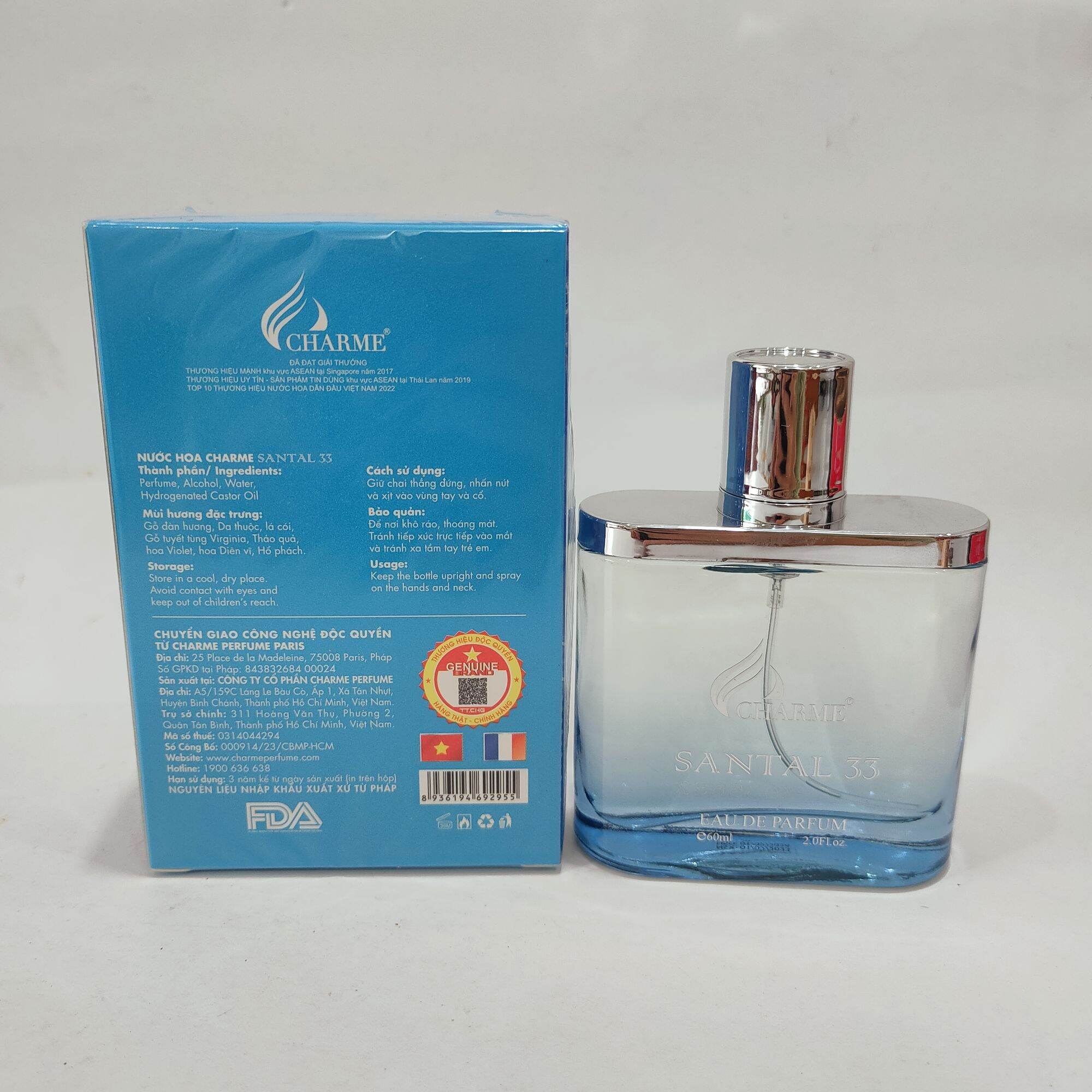 Nước Hoa Santal 33 60ml