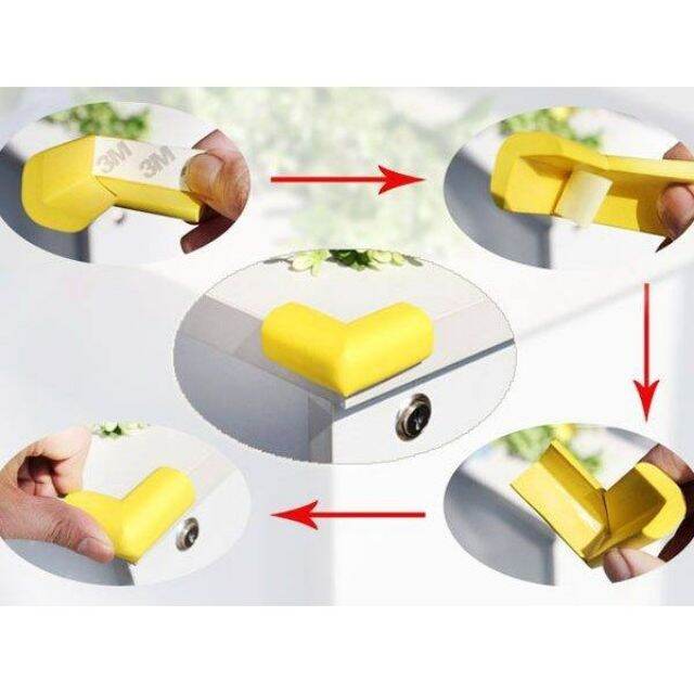 Combo 4 bọc góc bàn bằng cao su non