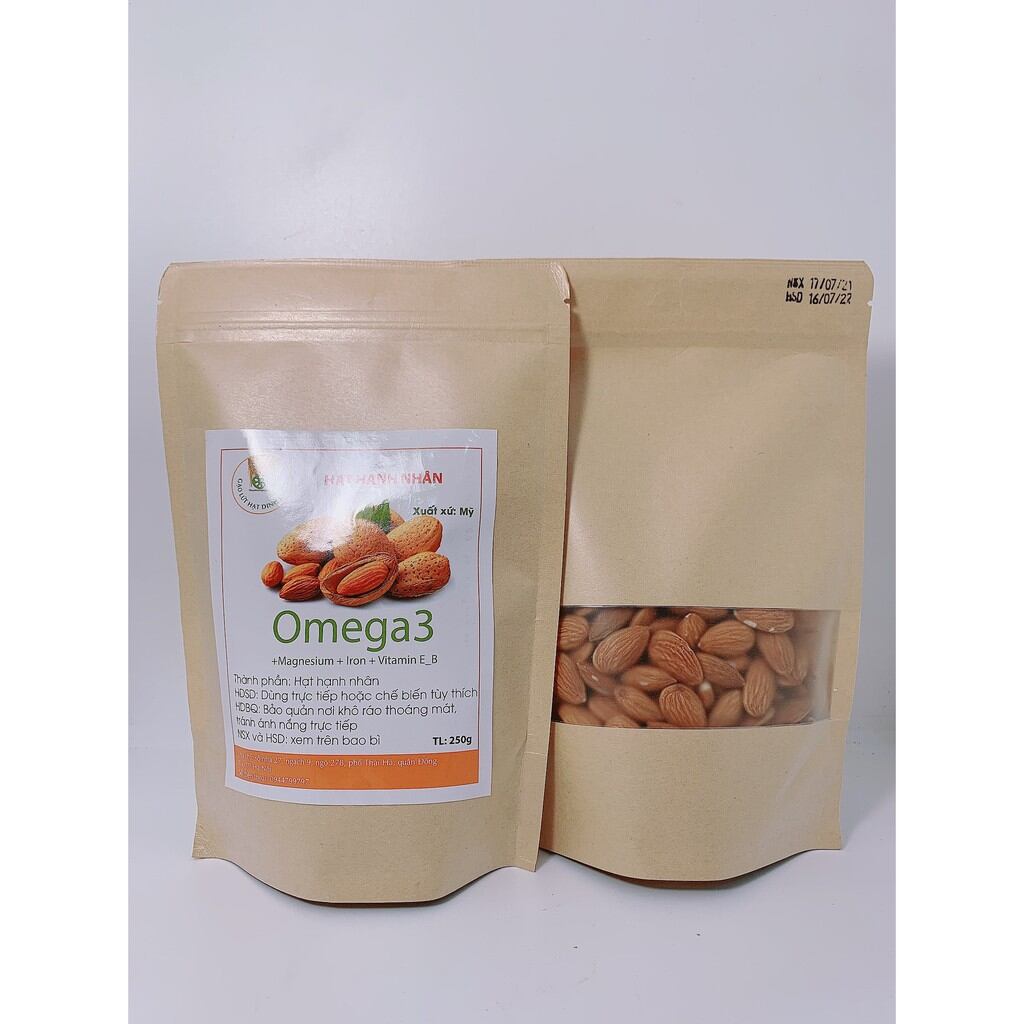 Hạnh nhân Mỹ, Almond from USA 500g