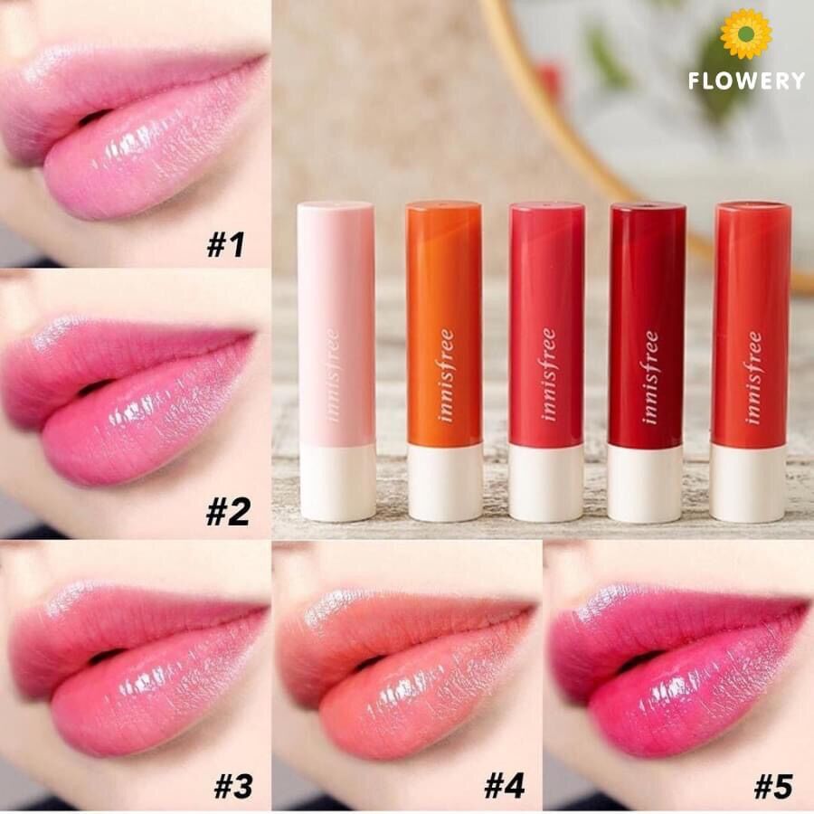 Son dưỡng có màu Innisfree Glow Tint Lip Balm chính hãng Hàn Quốc