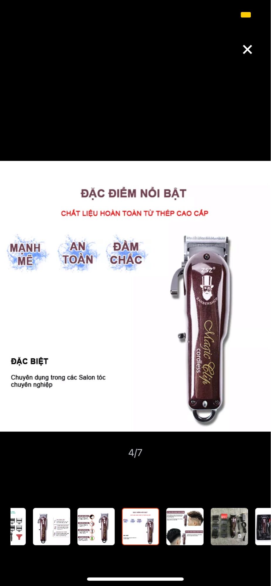 Tông đơ cắt tóc magic ZsZ F32