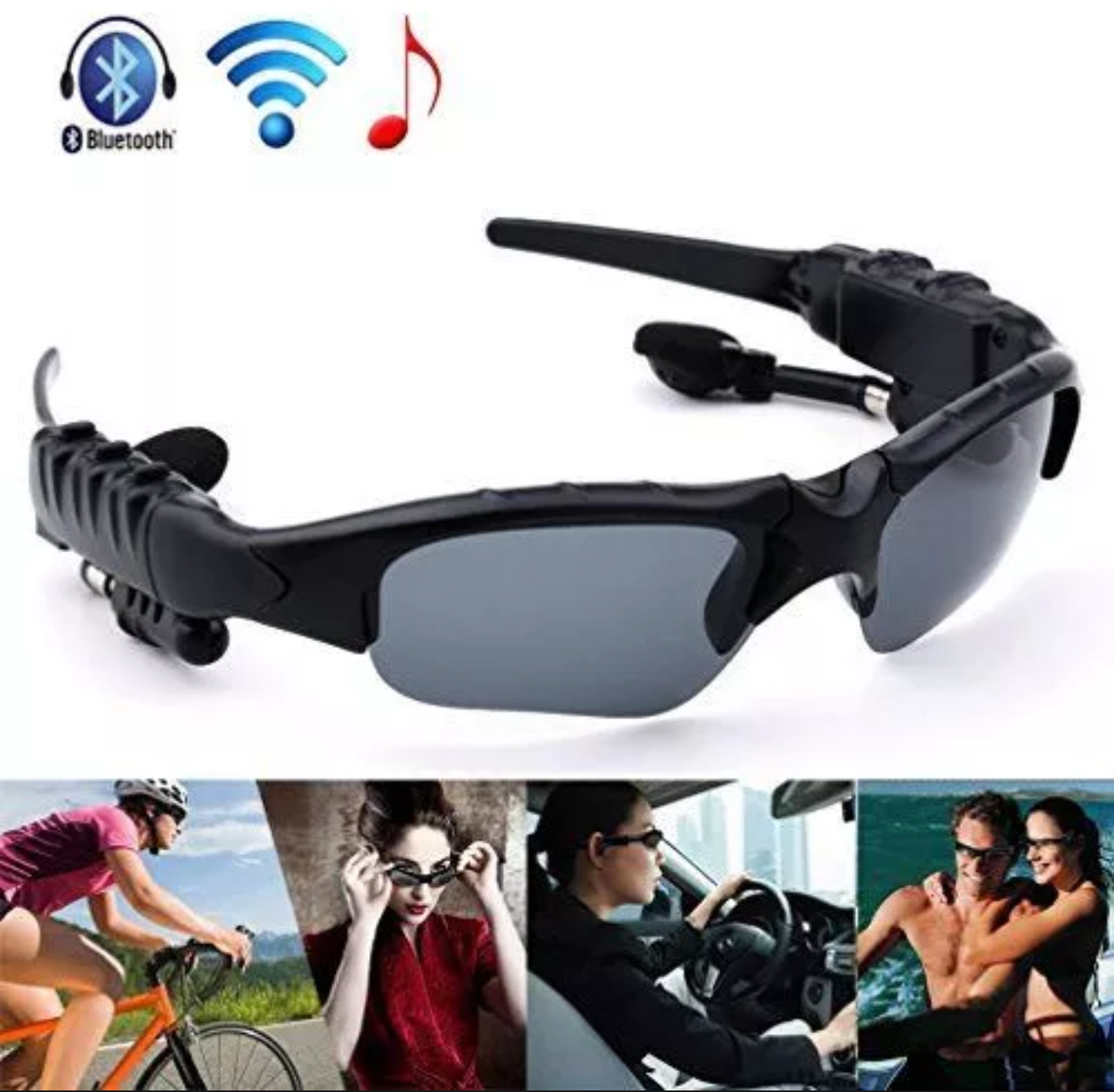 Kính đeo phong cách nghe nhạc kết nối bluetooth nghe nhạc đỉnh cao hàng chuẩn