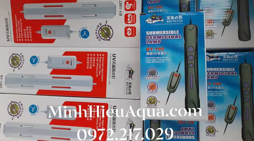[HCM]Đèn UV hồ cá Baoyu BY-199 5w (Bảo Hành 3 tháng)