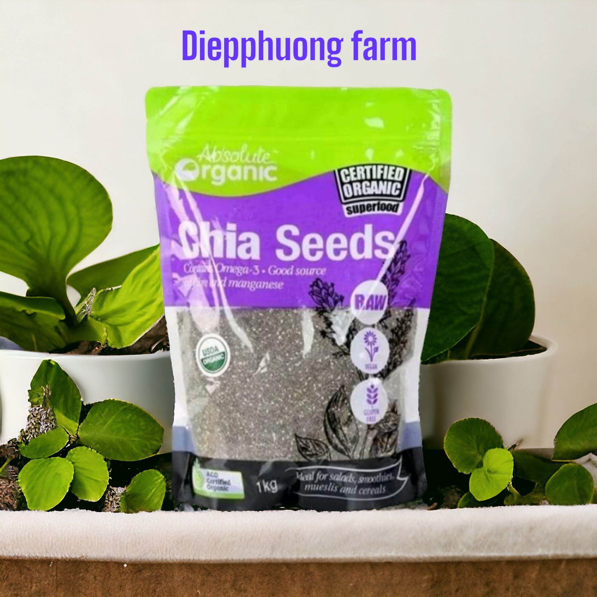 1kg HẠT CHIA TÍM (HÀNG LOẠI 1 ĐƯỢC NHẬP KHẨU TỪ ÚC)