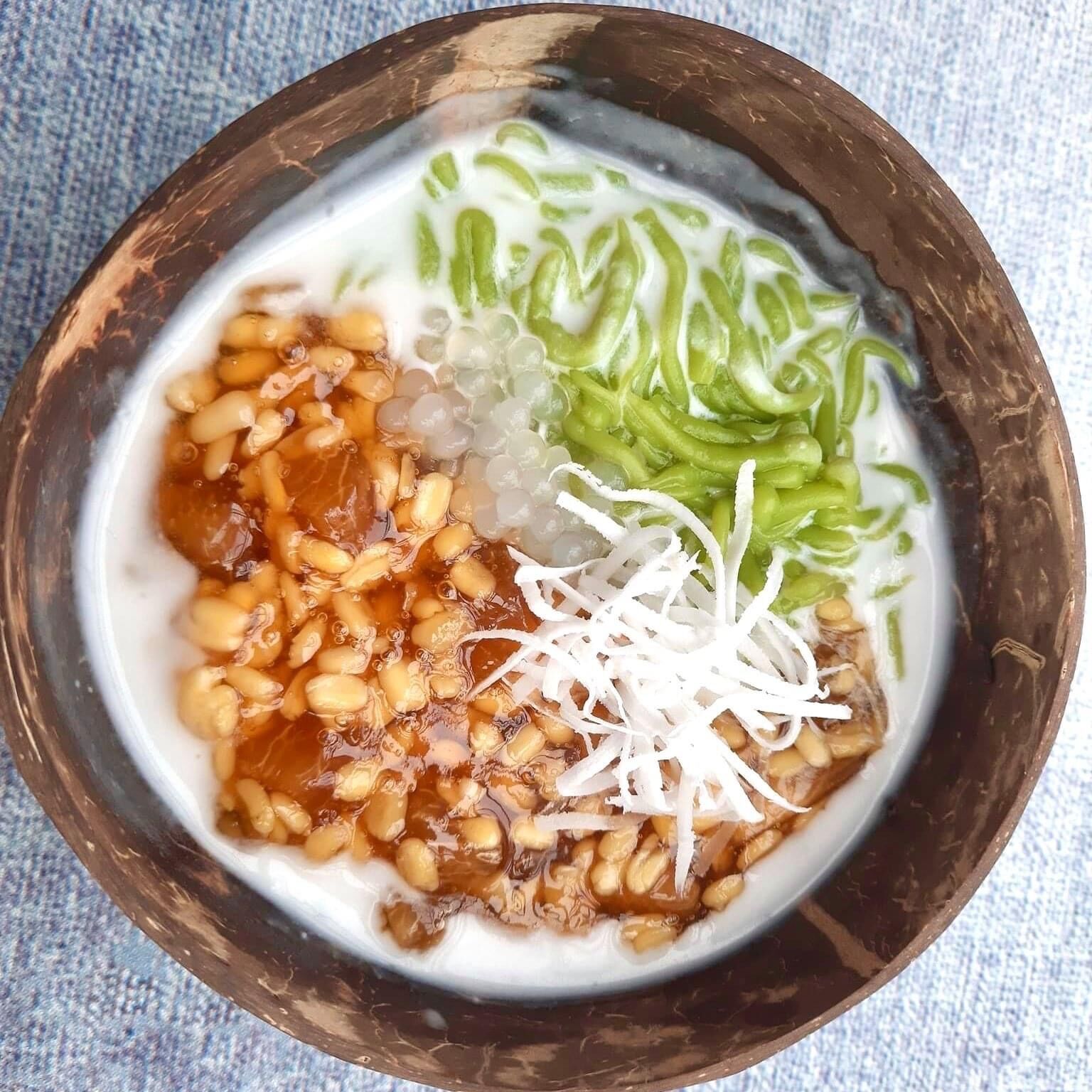 Set nguyên liệu chè bưởi đậu xanh 40-50ly