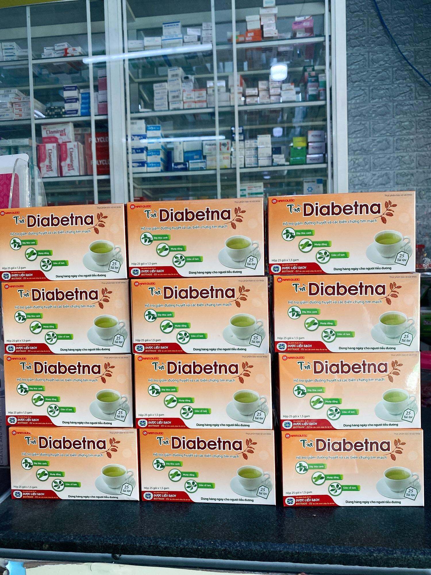Trà Diabetna (hộp lớn 25 gói x 1,5gam)