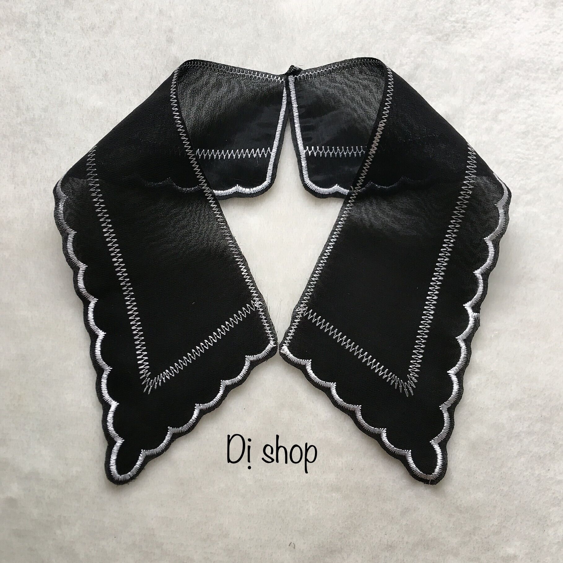 Cổ lá sen đen dành cho sơ mi