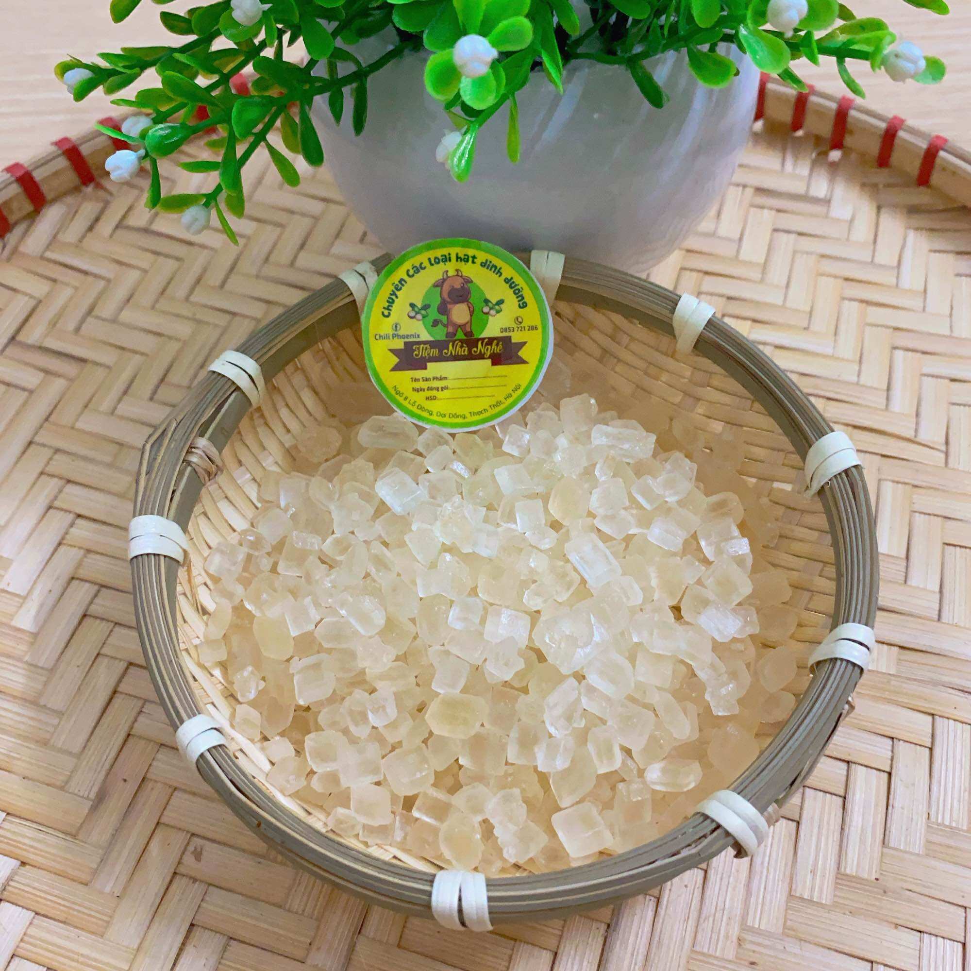 GIÁ RẺ NHẤT Đường phèn vàng không tẩy nấu chè, nấu sữa hạt, chưng yến, thực dưỡng, ăn dặm