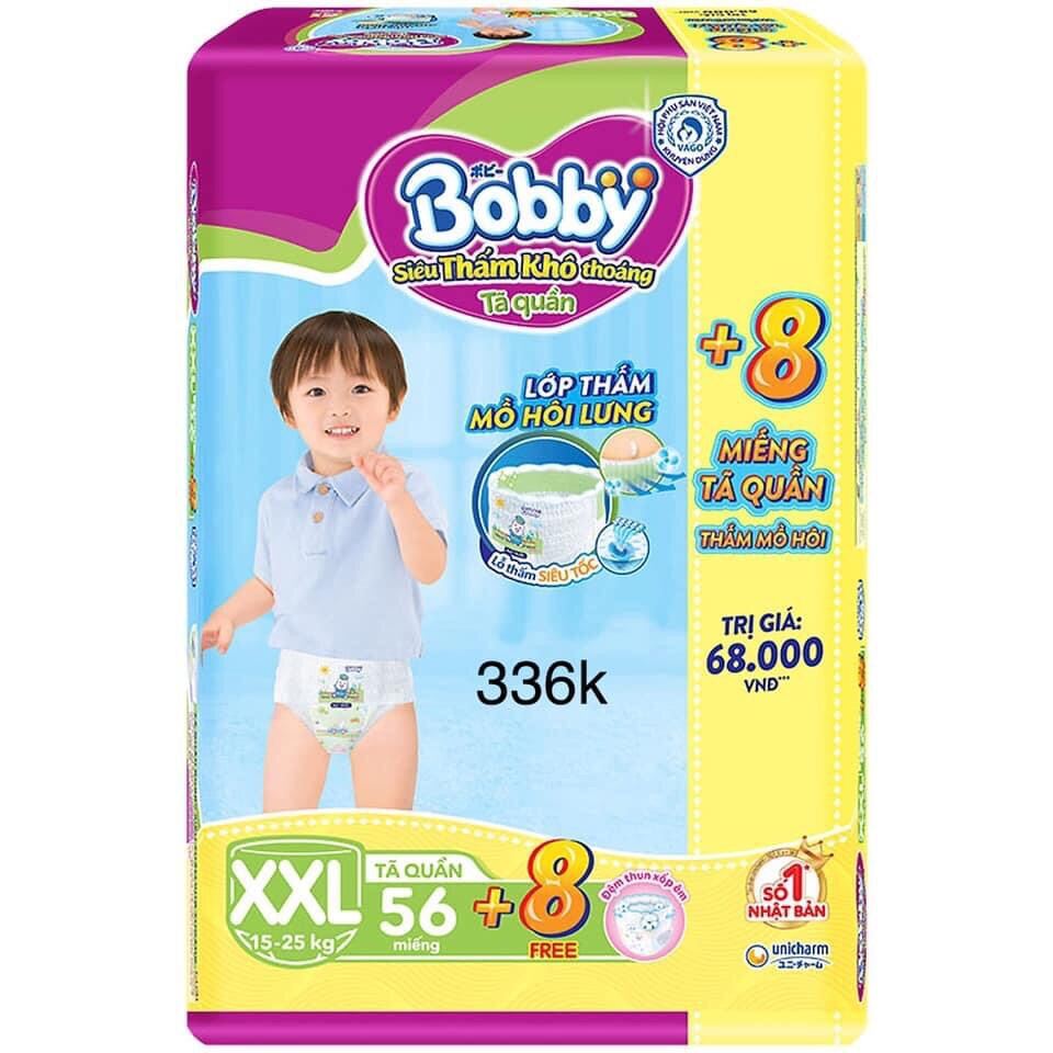 Tã quần Bobby M76, L68, XL62, XXL56