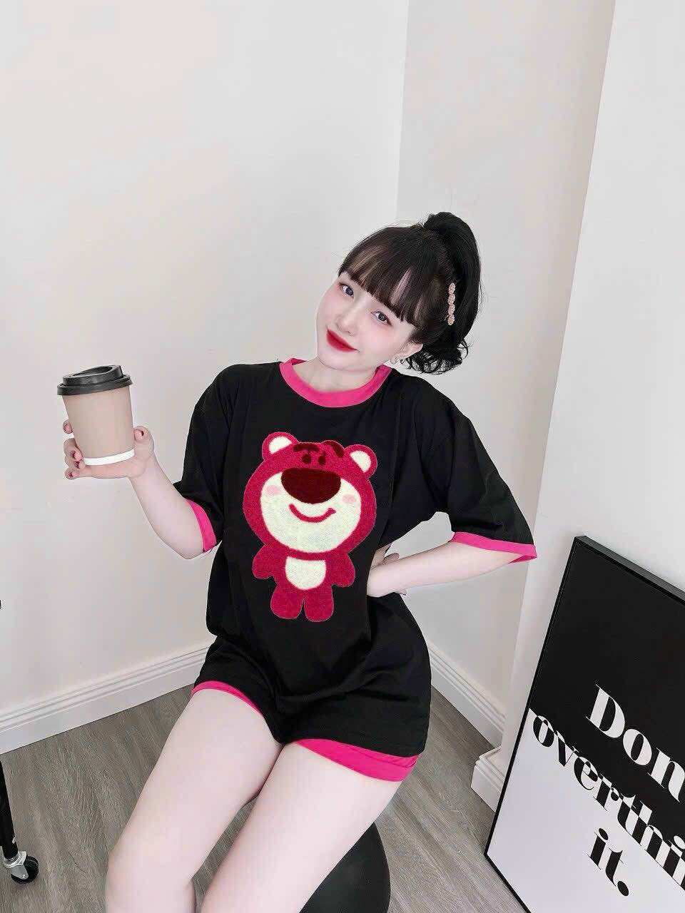 SÉT BỘ SHORT COTTON LO GO NHẬP CAO CẤP