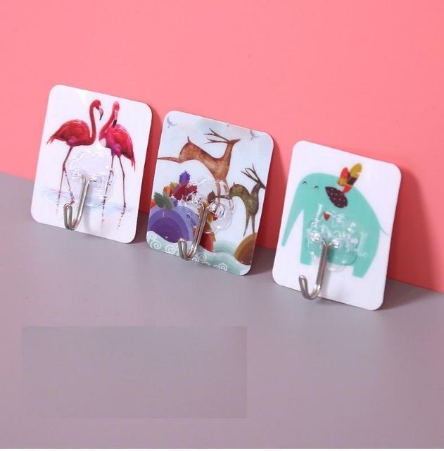 COMBOR 10 Móc Dán Tường 3D Bám Dính Chắc Loại Tốt