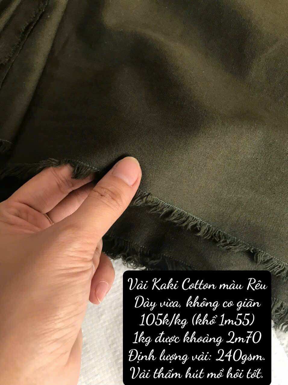 Vải kaki