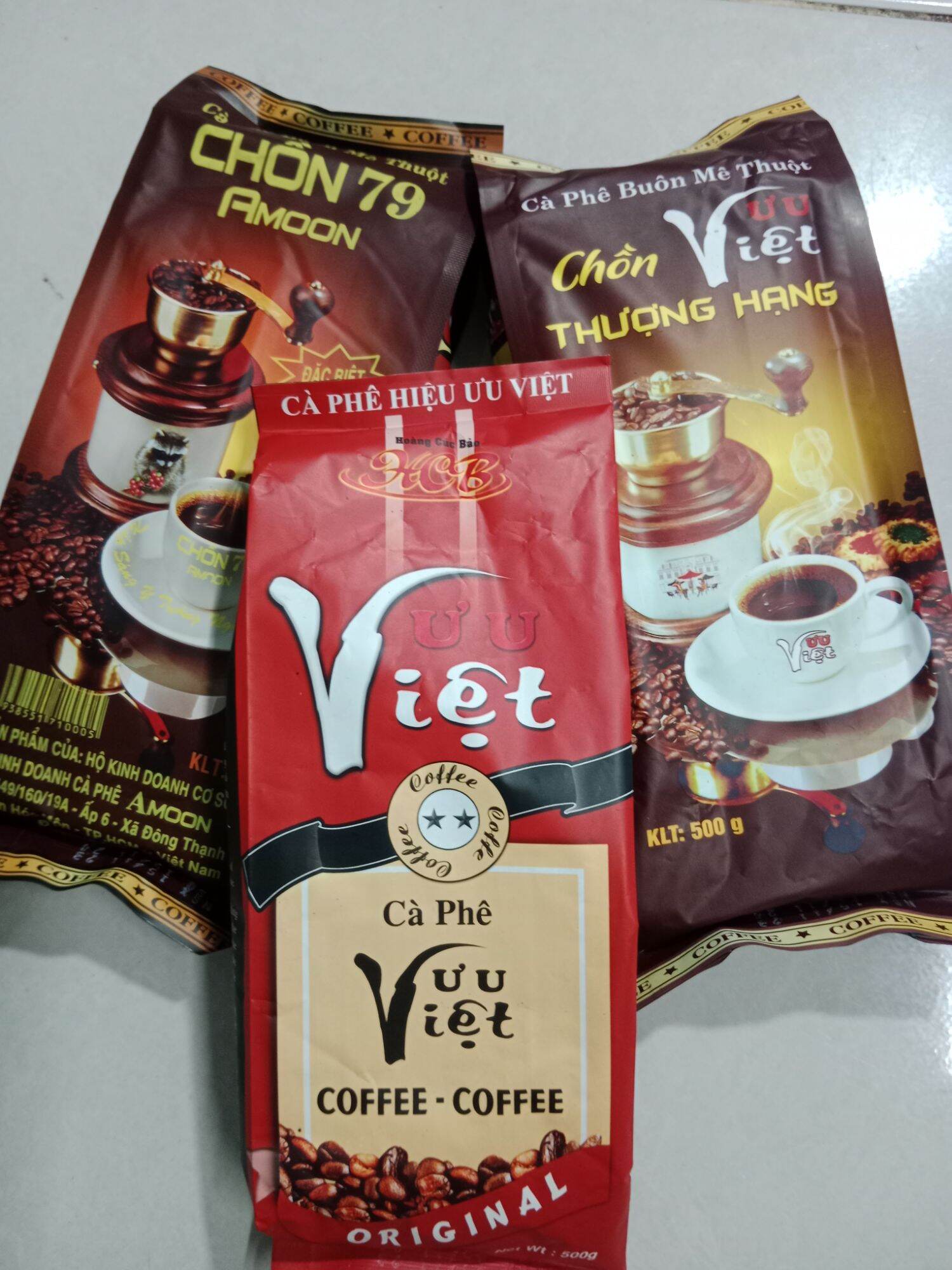 Combo 3 gói cafe Chồn=1.5Kg, đậm vị,béo, ít đắng