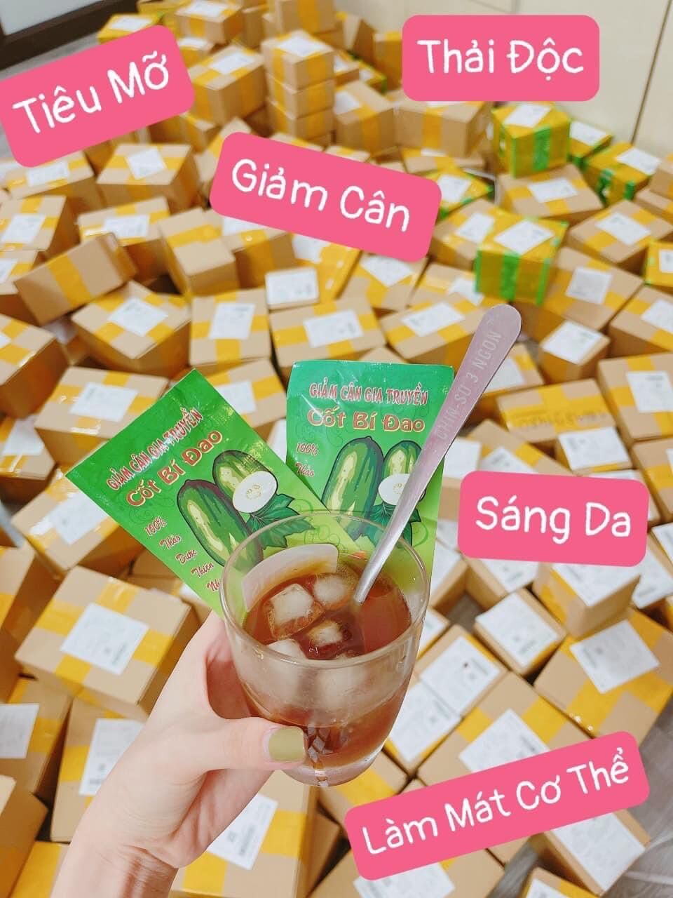 TRÀ CỐT BÍ ĐAO GIẢM CÂN DA TRUYỀN 10 GÓI LẼ