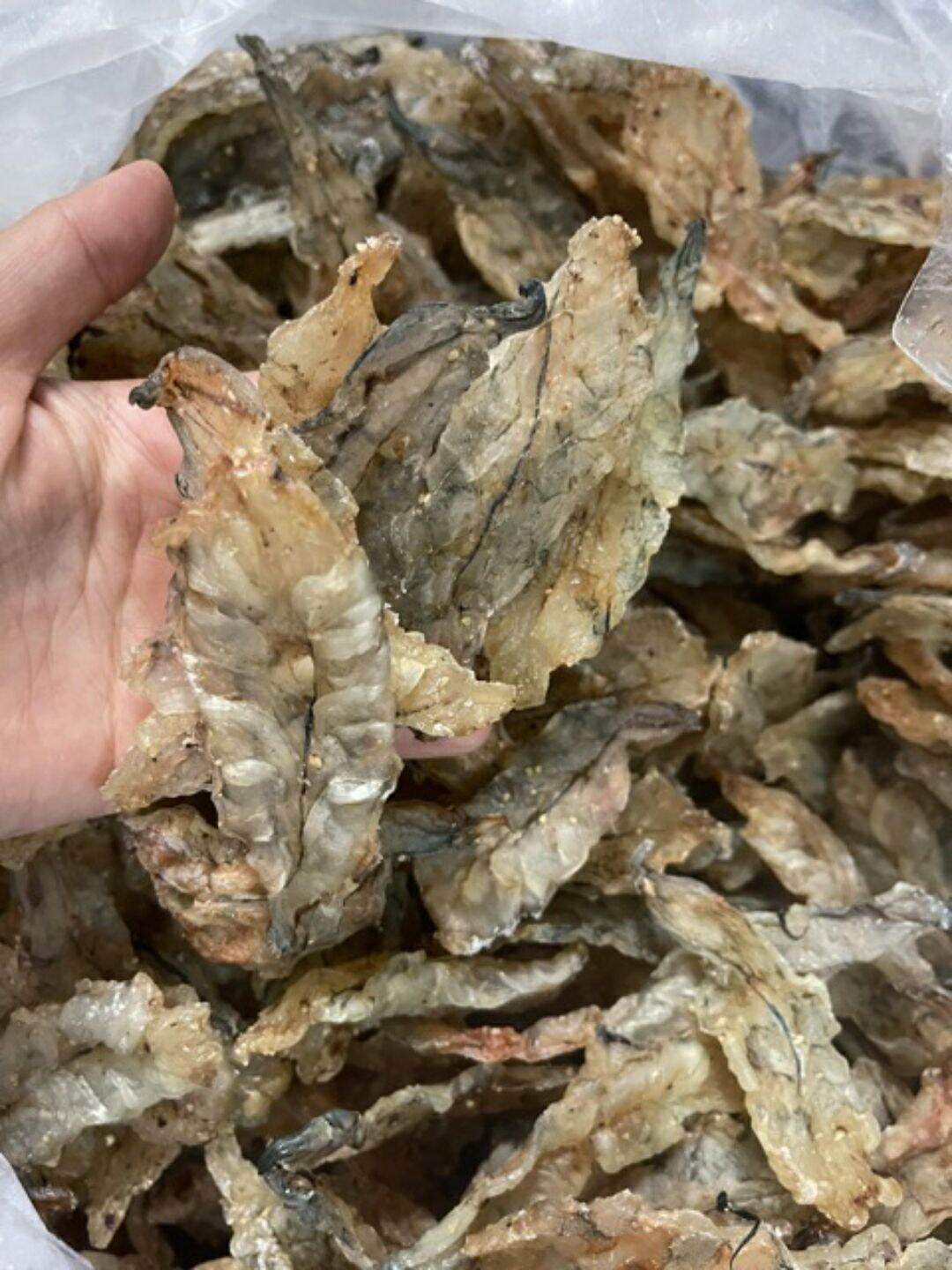 500gr Tôm xẻ khô làm từ tôm sú, tôm thẻ thiên nhiên rất ngon ngọt nướng chiên đều hợp vị
