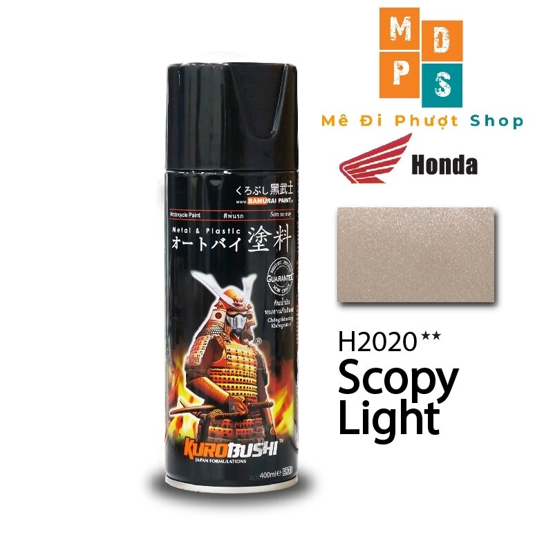 _ h2020_ chai sơn sịt màu kem sáng honda _ sơn sịt samurai chính hãng _ h2020**
