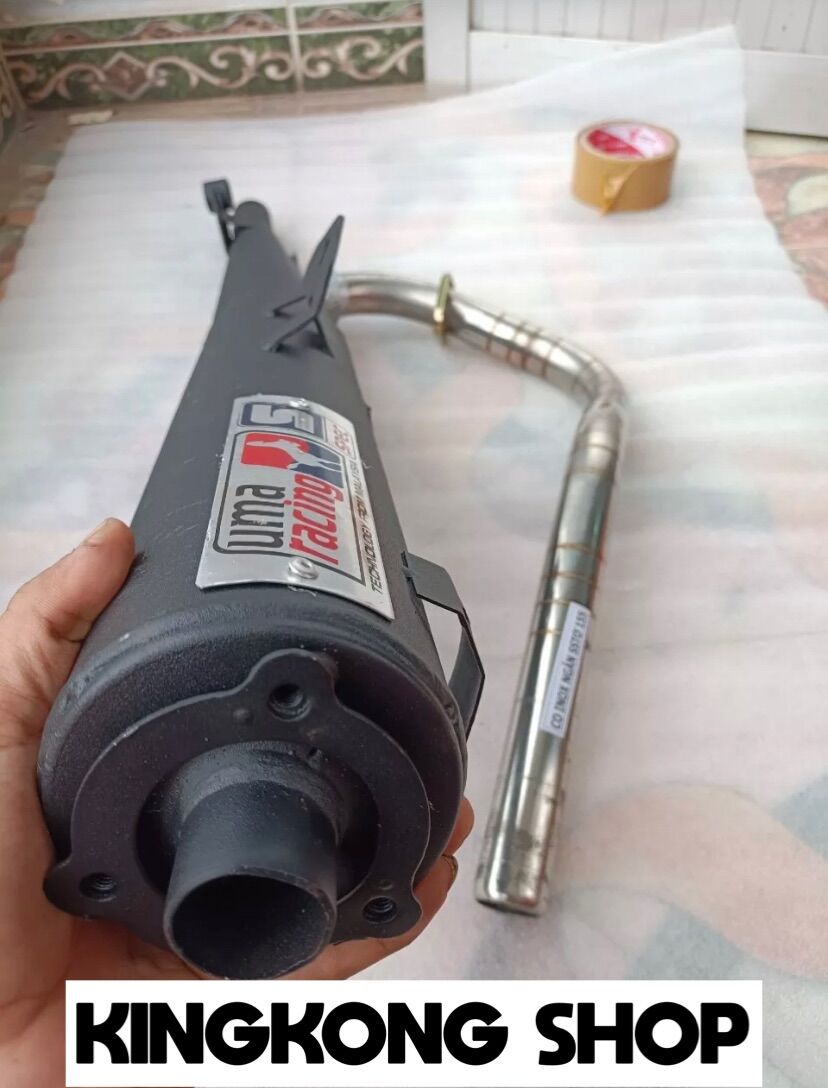 Bô/pô/ống xả uma v3 1/1 sử dụng cho xe exciter155 vva