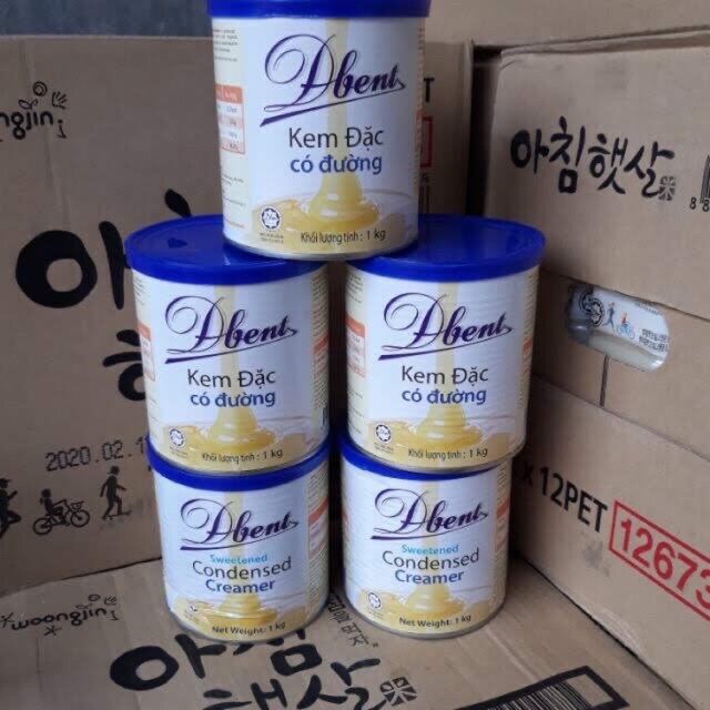 Sữa đặc Dbent 1kg nhập khẩu Malaysia