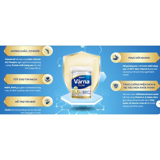Sữa Bột Varna Complete 850g