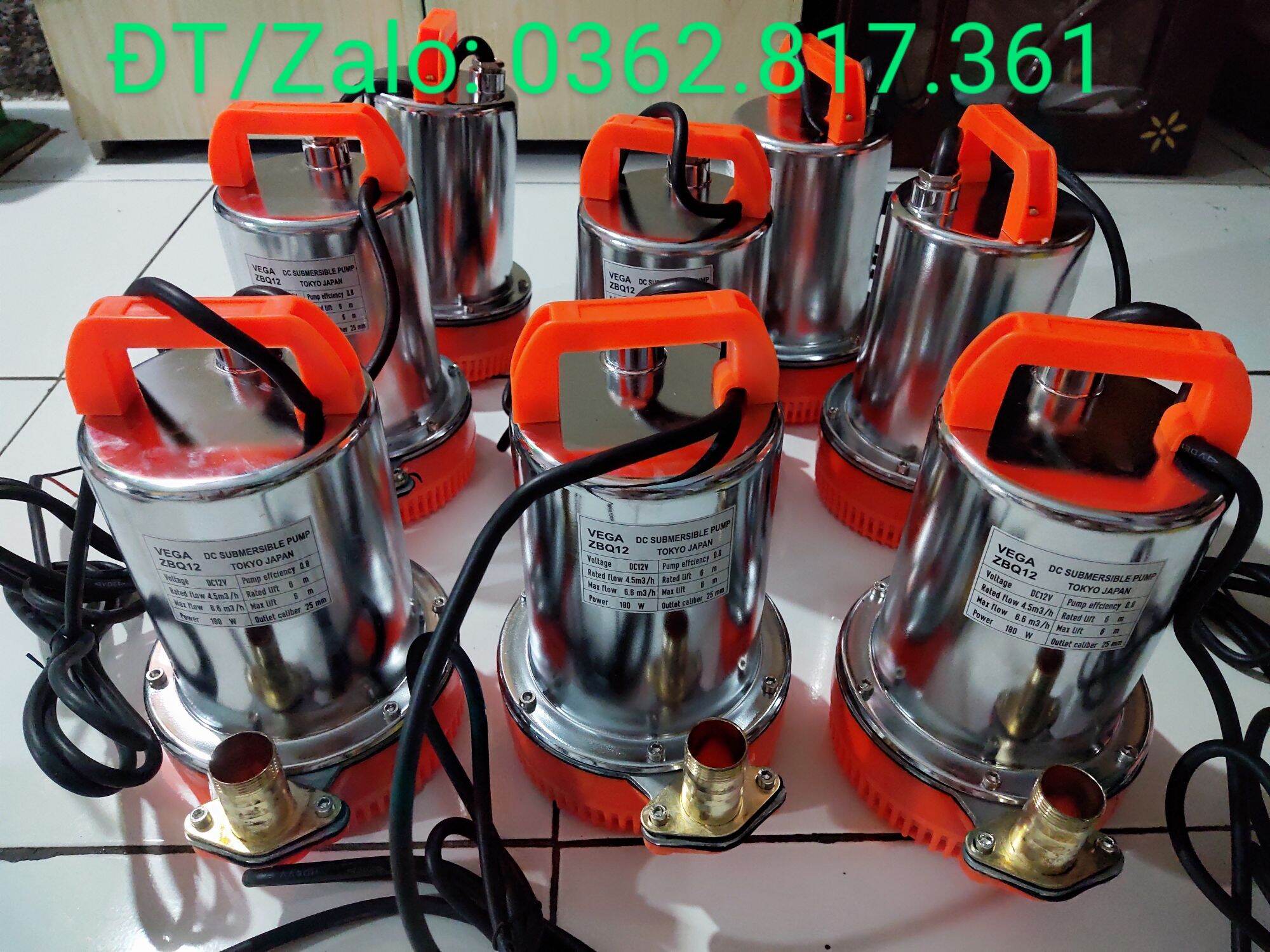 máy bơm nước tõm 12V loại 1