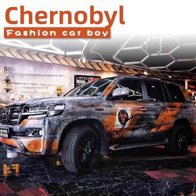 CANJING | Custom Chernobyl-inspired Biohazard Apocalypse Off-road Wrap Car Wrap Giá 27,553,000 Đồng*Miễn phí vận chuyển