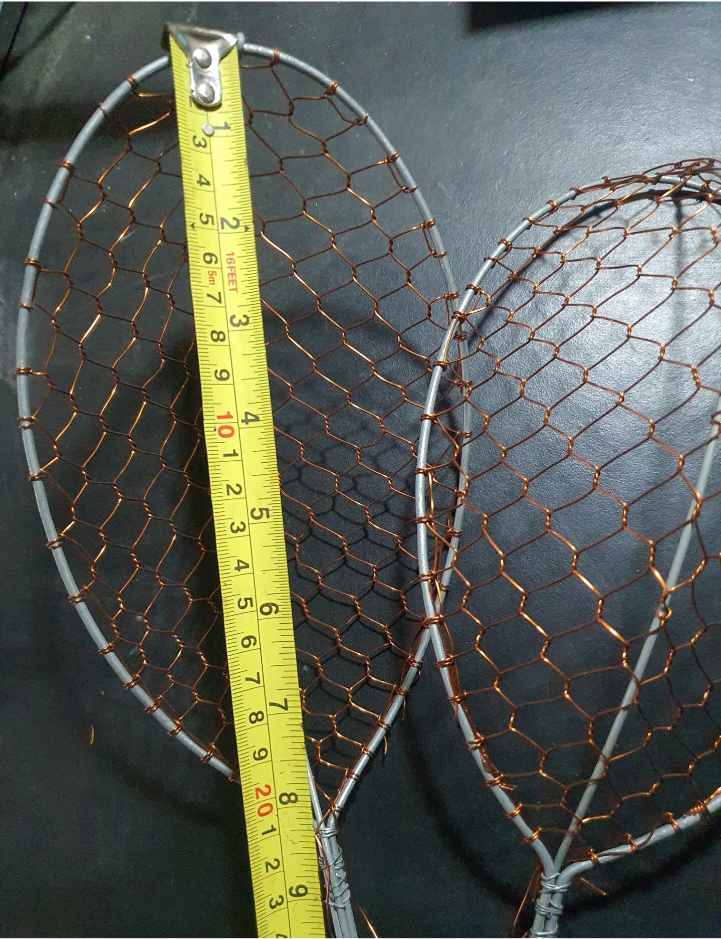 Vợt đánh cá điện đan dây thép- bộ 2 chiếc