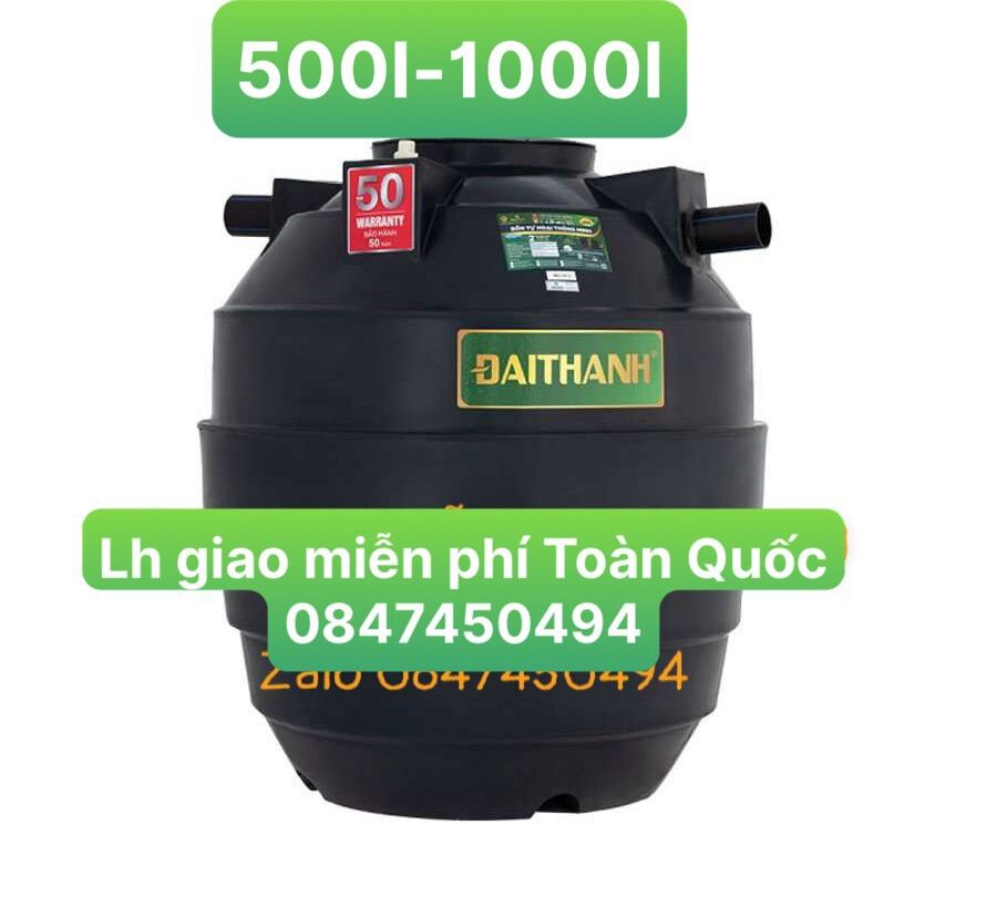 (Còn Hàng) Bể phốt tự hoại 1000 lít đại thành giao Hàng Miễn Phí Toàn Quốc