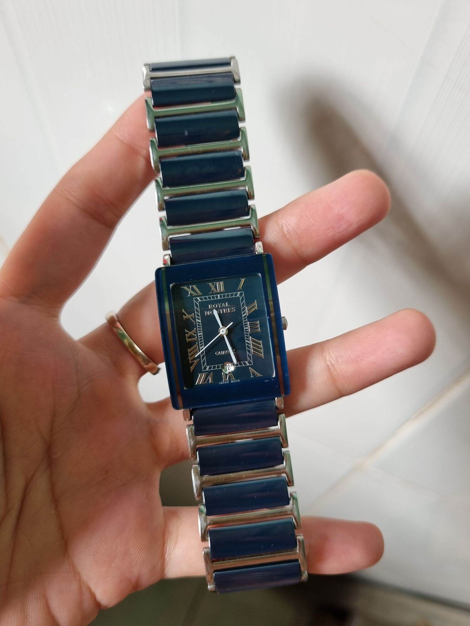đồng hồ nam royal montres ceramic chuẩn nhật