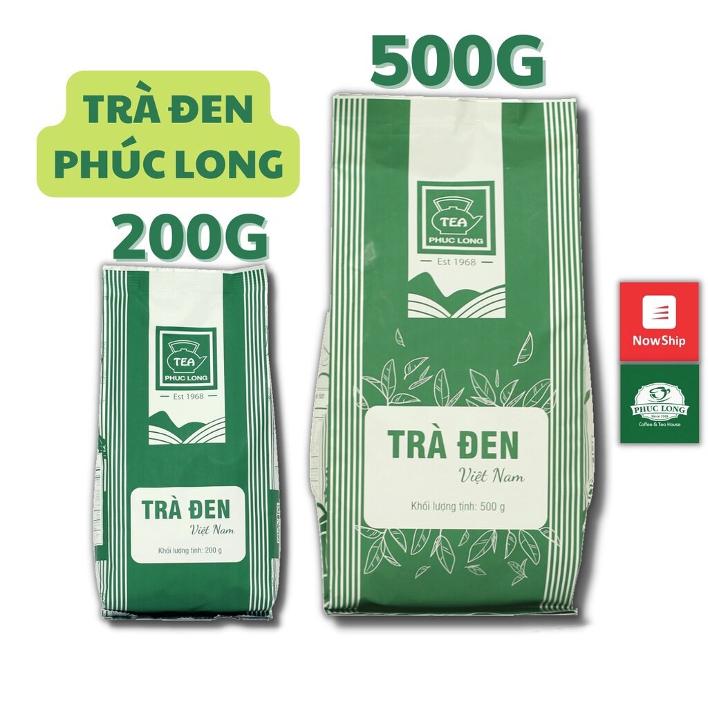 Trà đen Phúc Long túi 200g - 500g | Hàng công ty