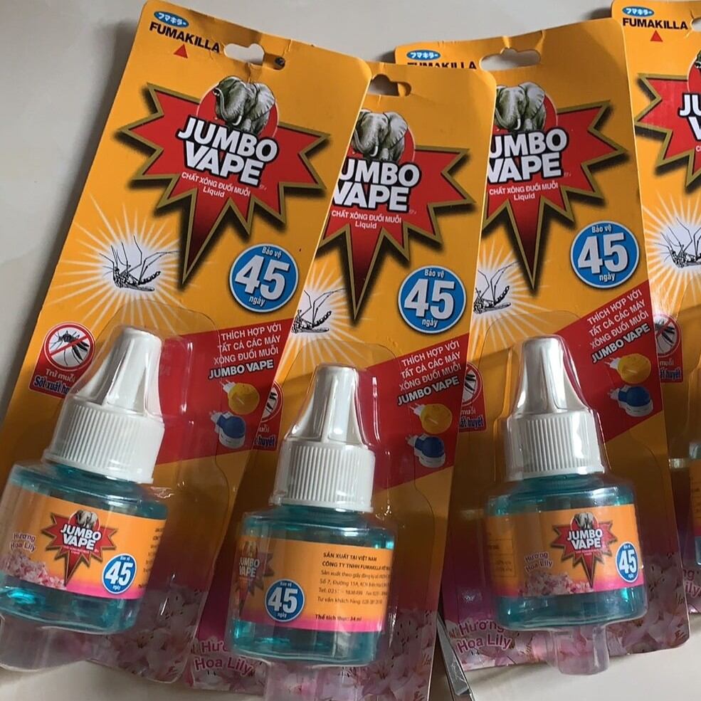 Máy và tinh dầu đuỗi muỗi Jumbo