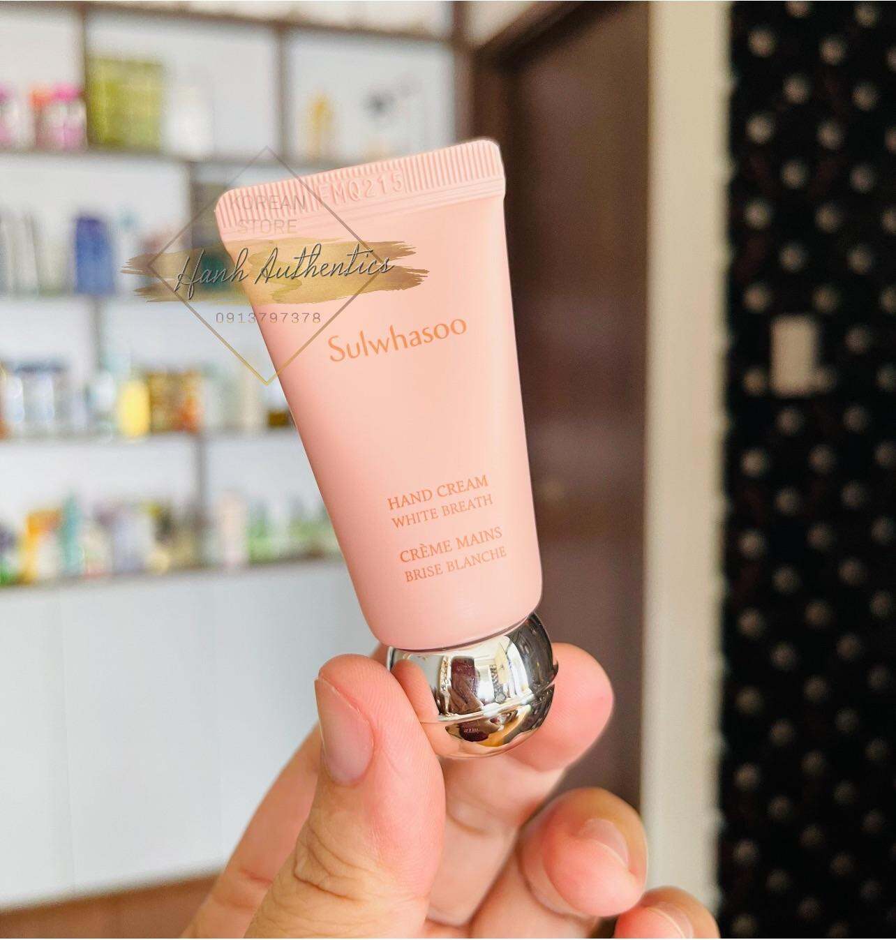 Kem Dưỡng Da Tay Sulwhasoo Hand Cream White Breath Mini 15ml