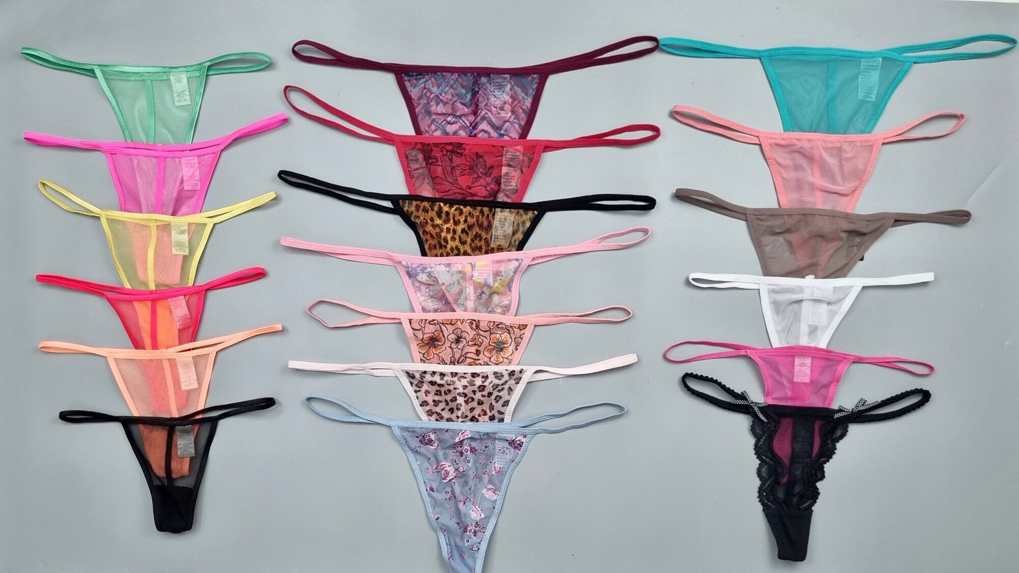 (CÓ BIGSIZE) Set 5 Lọt khe dây mảnh nhuyễn, G-string, T-string