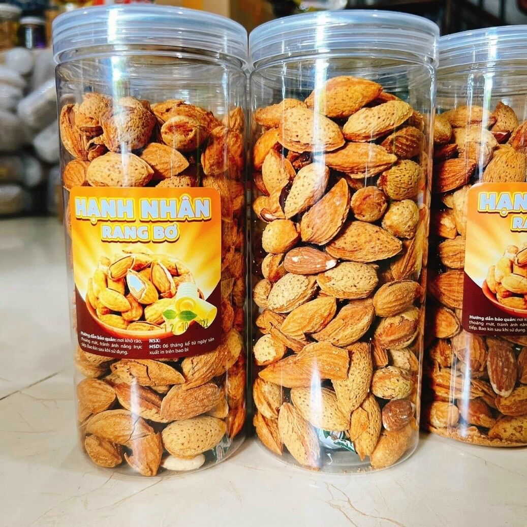 Hạnh nhân rang bơ vỏ đóng lon 400gr