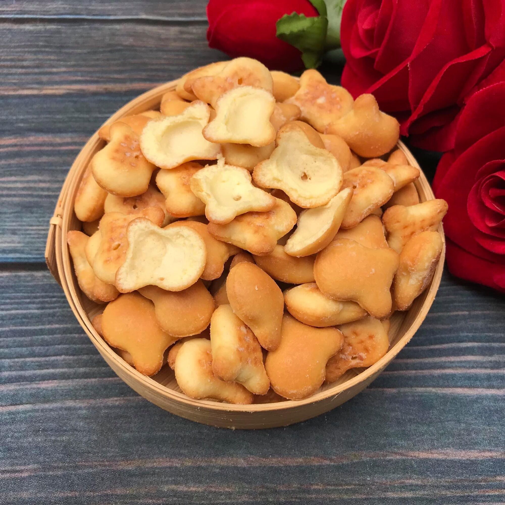 [HCM]Bánh gấu Thiên Hồng nhân kem bơ sữa - món ăn vặt bánh kẹo - 500gr