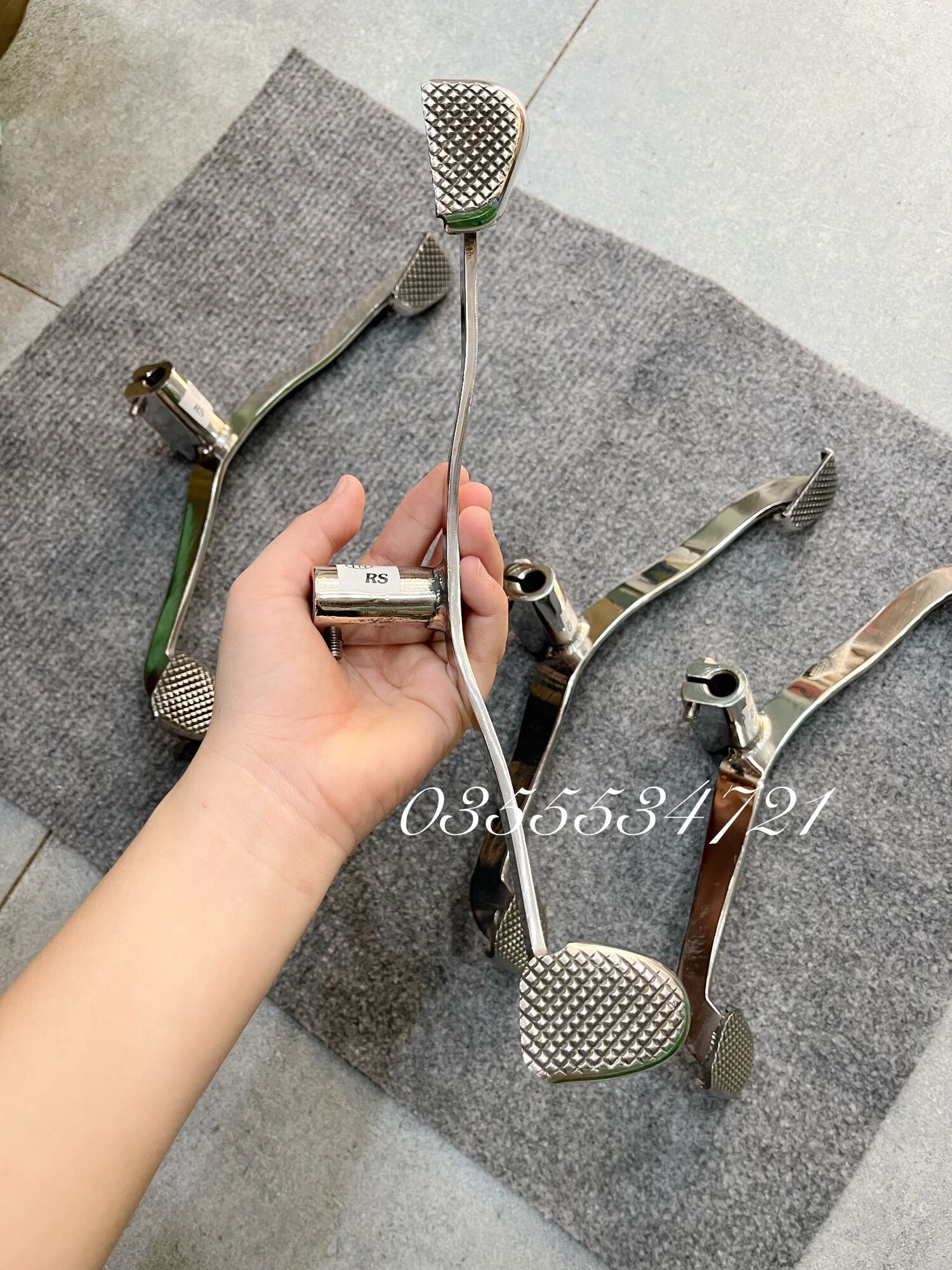 CẦN SỐ XE WAVE RS INOX 304( đẹp như hình)
