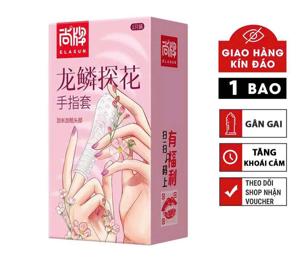 Bao cao su ngón tay Les D (finger) có Gai nổi Tăng cảm giác cho nữ