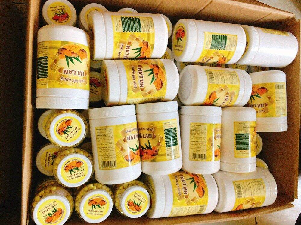 Tinh bột nghệ hộp 500g